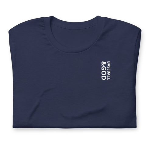 Baseball &God Vertical T-Shirt